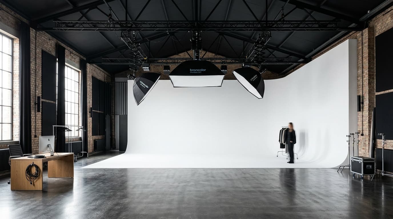 The Cyclorama Horizon — Arsitektur Ruang & Set